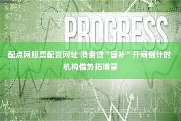 配点网股票配资网址 消费贷“国补”开闸倒计时 机构借势拓增量